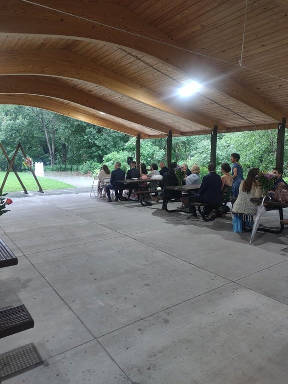 Park Shelter as a wedding venue
