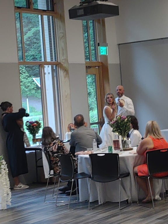 Wedding reception at Nature Center